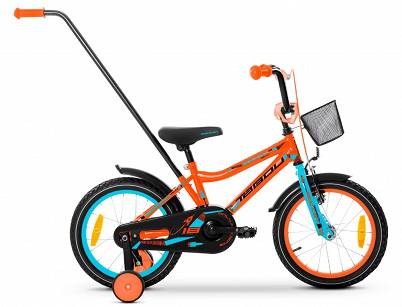 Rower dziecięcy TABOU 16 ROCKET ALU orange / blue